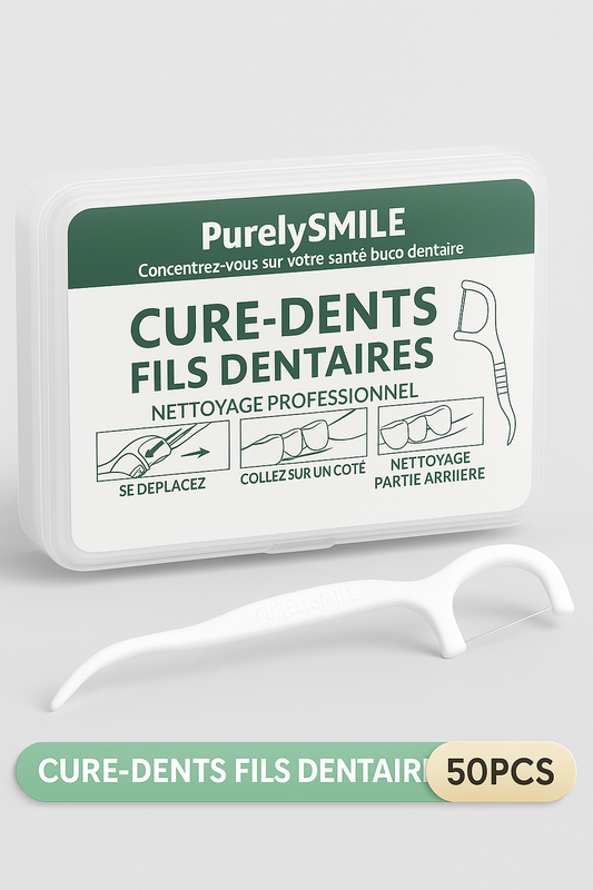 Boîte de 50  fils dentaires PurelySmile